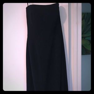 Black strapless Bob Mackie gown size 6